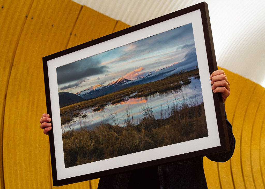 Sonnenuntergang bei Hornafjörður
