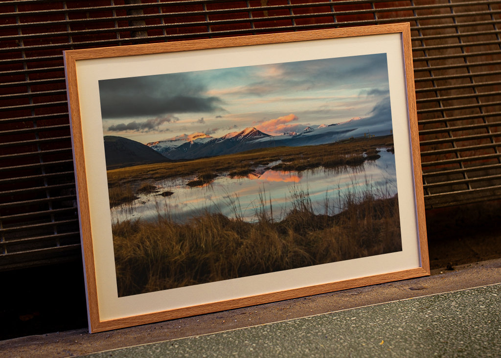 Sonnenuntergang bei Hornafjörður