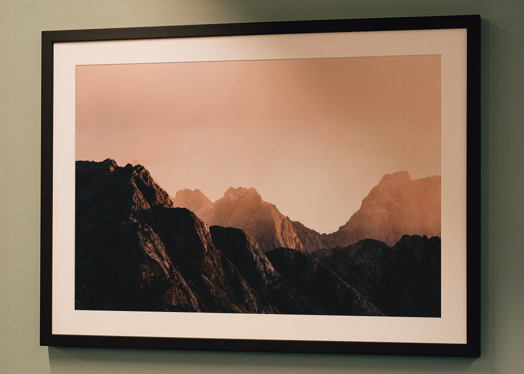 Západ slunce ve fjordech