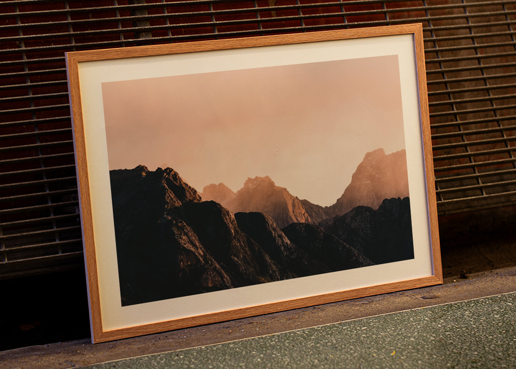 Západ slunce ve fjordech