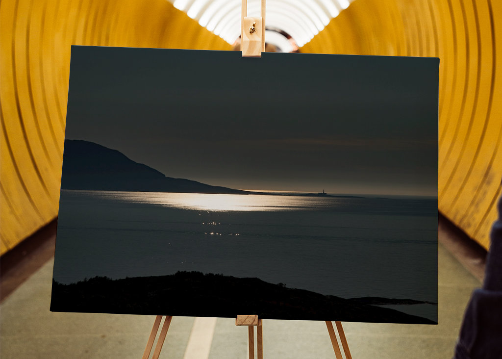 Solnedgång på havet