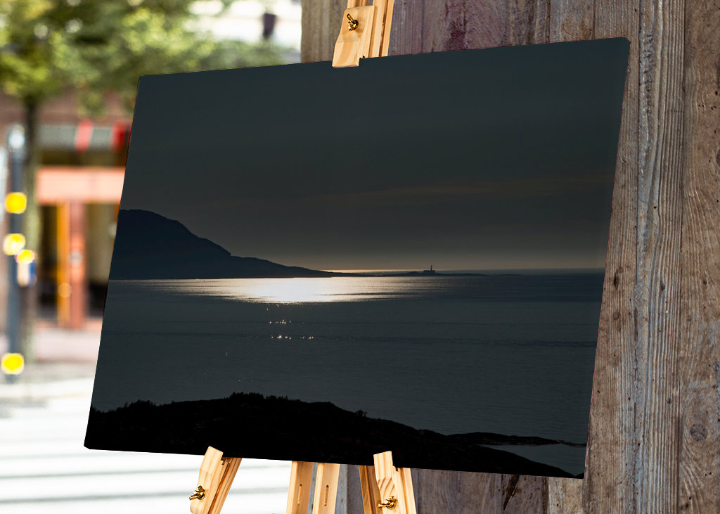 Solnedgång på havet