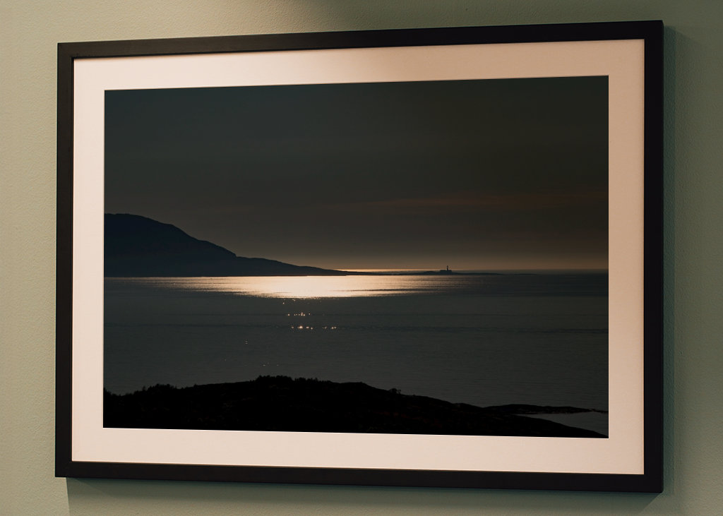 Solnedgång på havet