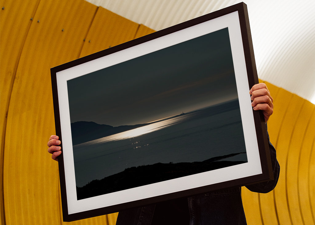 Solnedgång på havet