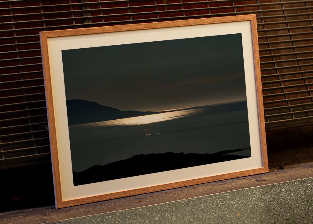 Solnedgång på havet