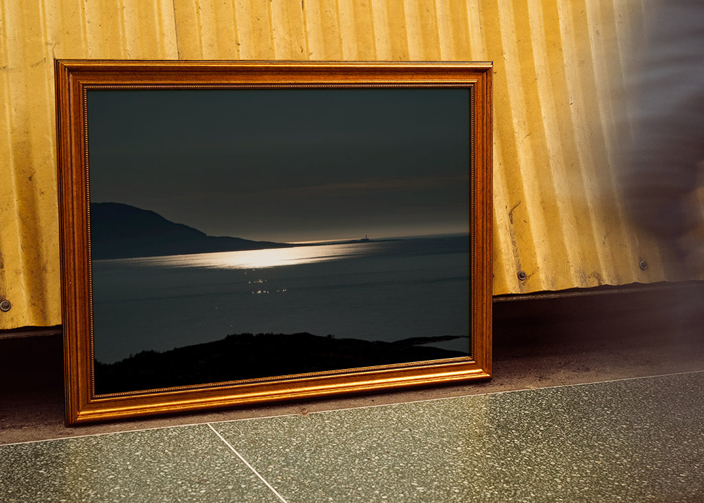 Solnedgång på havet