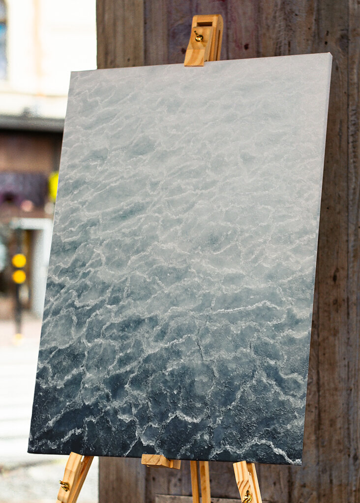 Matin d’hiver au bord de la mer 