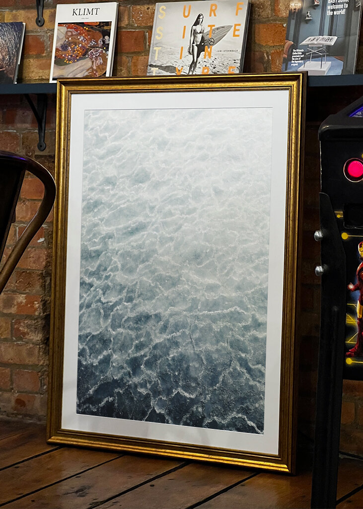 Matin d’hiver au bord de la mer 