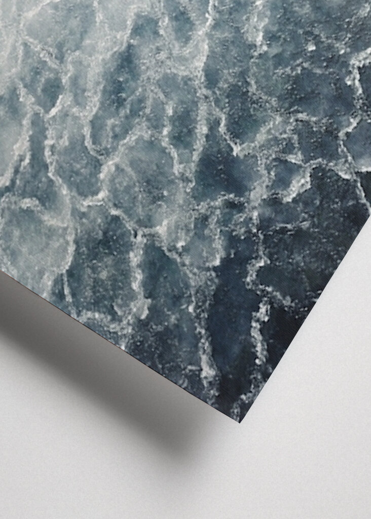 Matin d’hiver au bord de la mer 