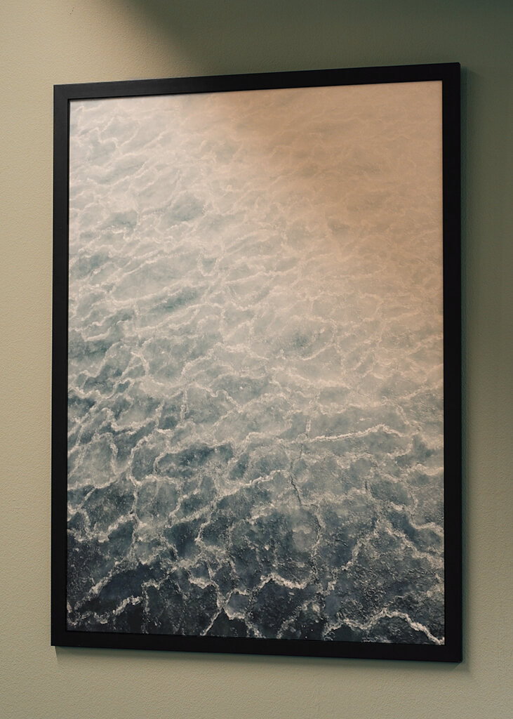 Matin d’hiver au bord de la mer 