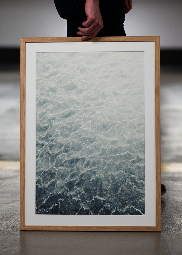 Matin d’hiver au bord de la mer 