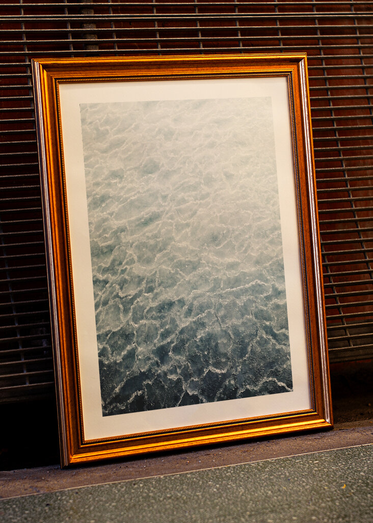 Matin d’hiver au bord de la mer 