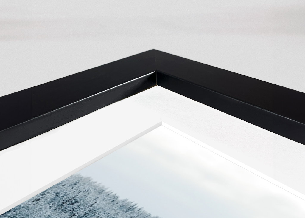 Senník v zimní krajině