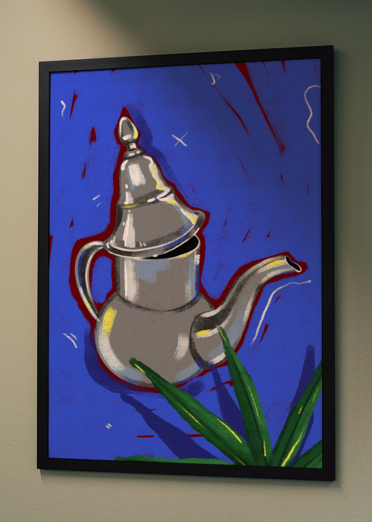 A Moroccan teapot