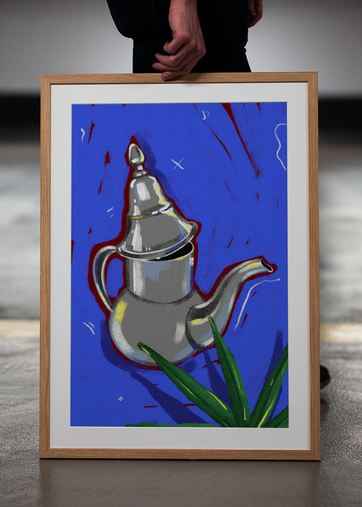 A Moroccan teapot
