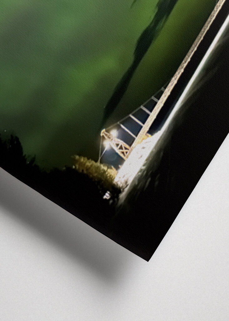 Noorderlicht over de Noordzeebrug