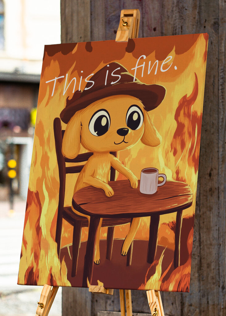 Todo está bien - Meme