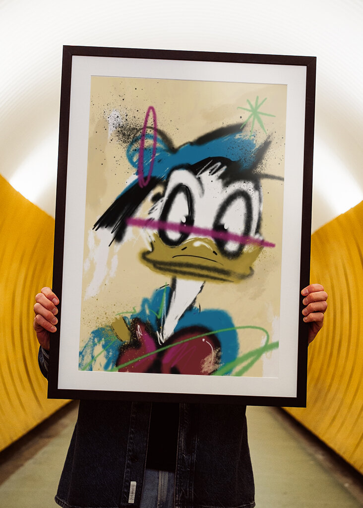 Donald Duck abstract