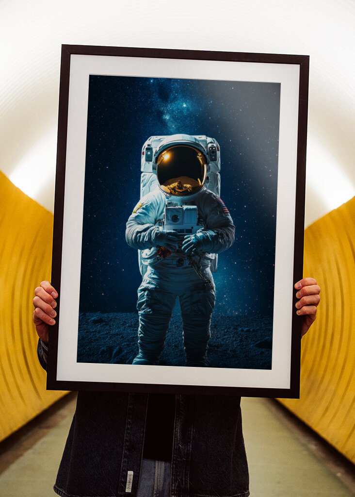 Astronauta en la Luna