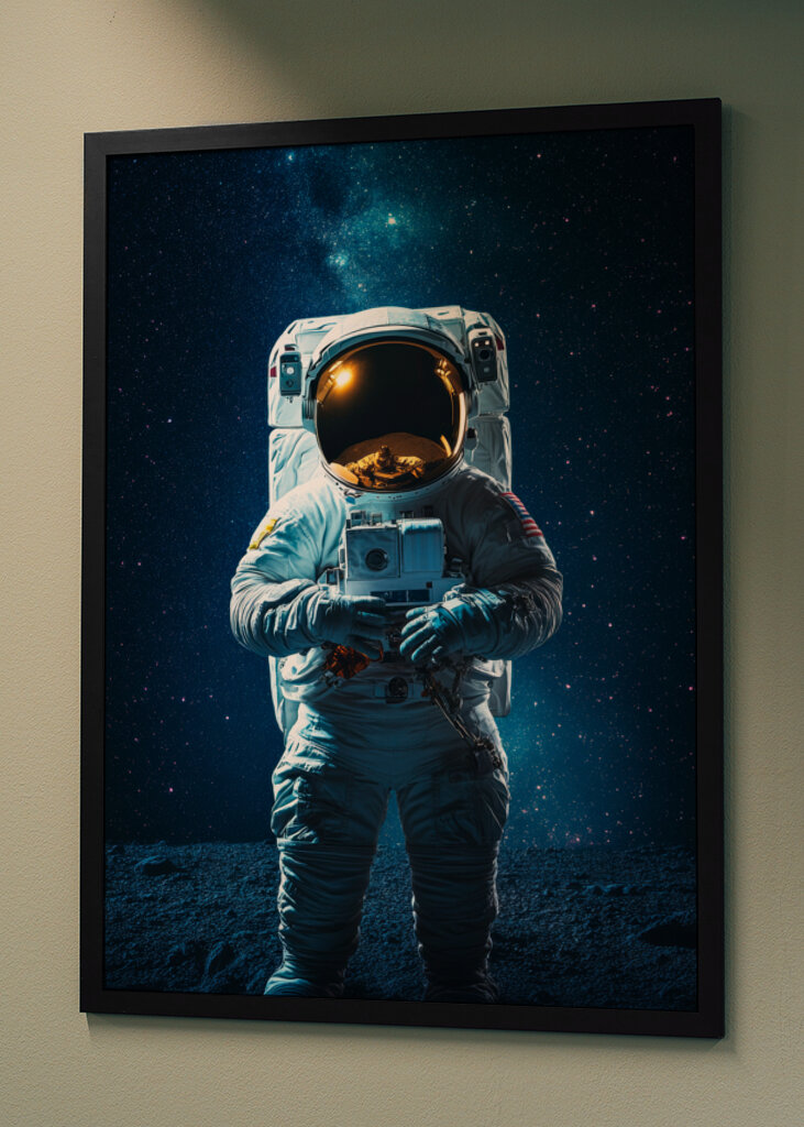 Astronauta en la Luna