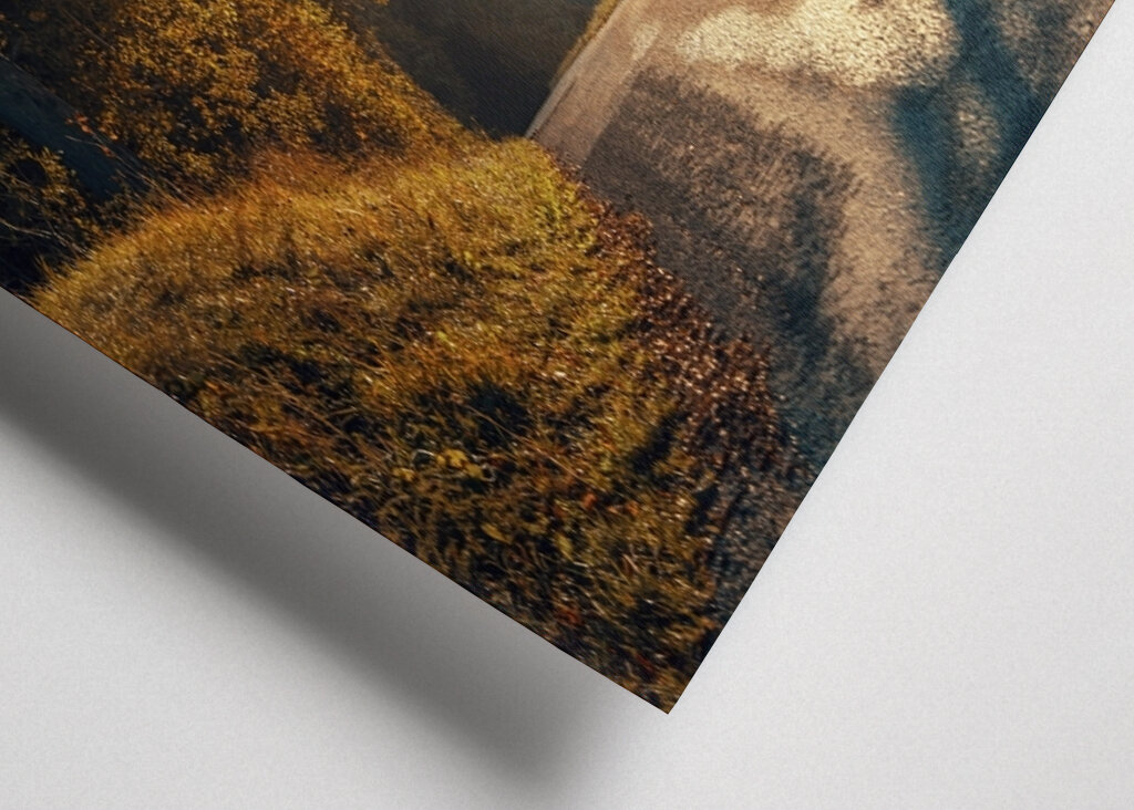 Východ slunce v kopcovité krajině