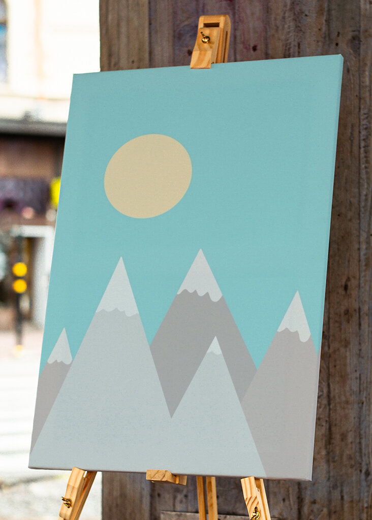 Sanfte Berge fürs Kinderzimmer