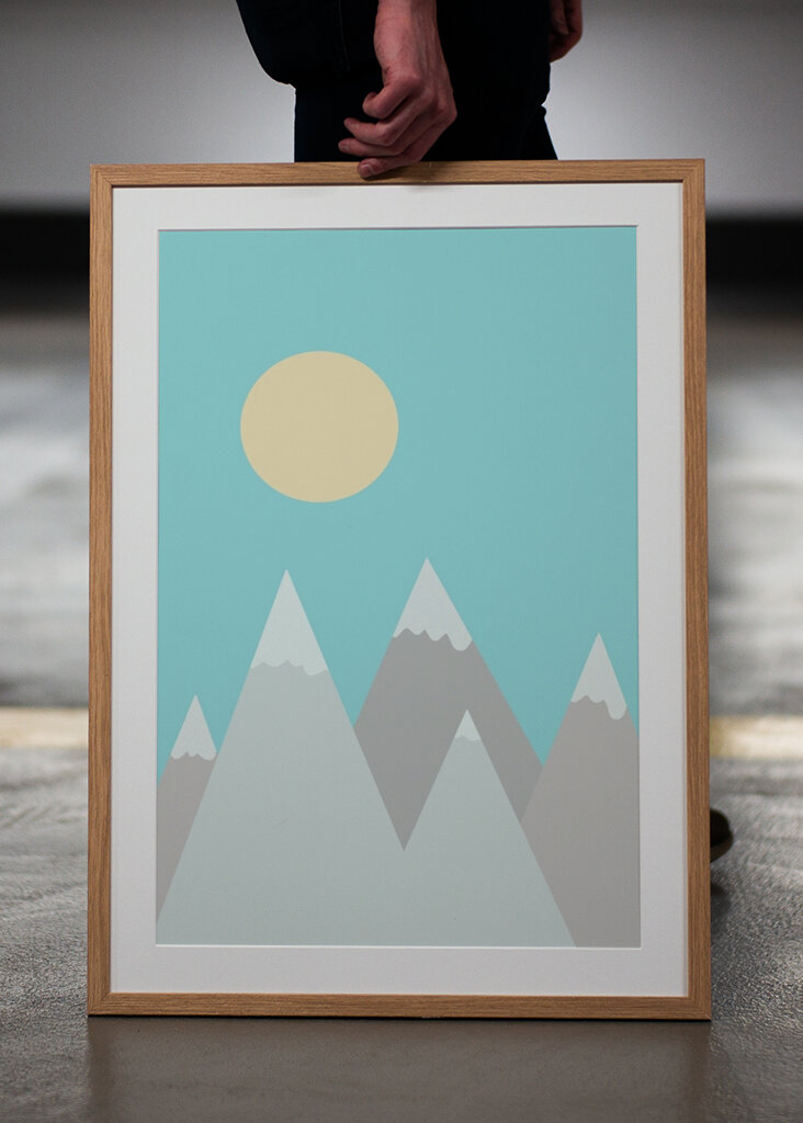 Sanfte Berge fürs Kinderzimmer