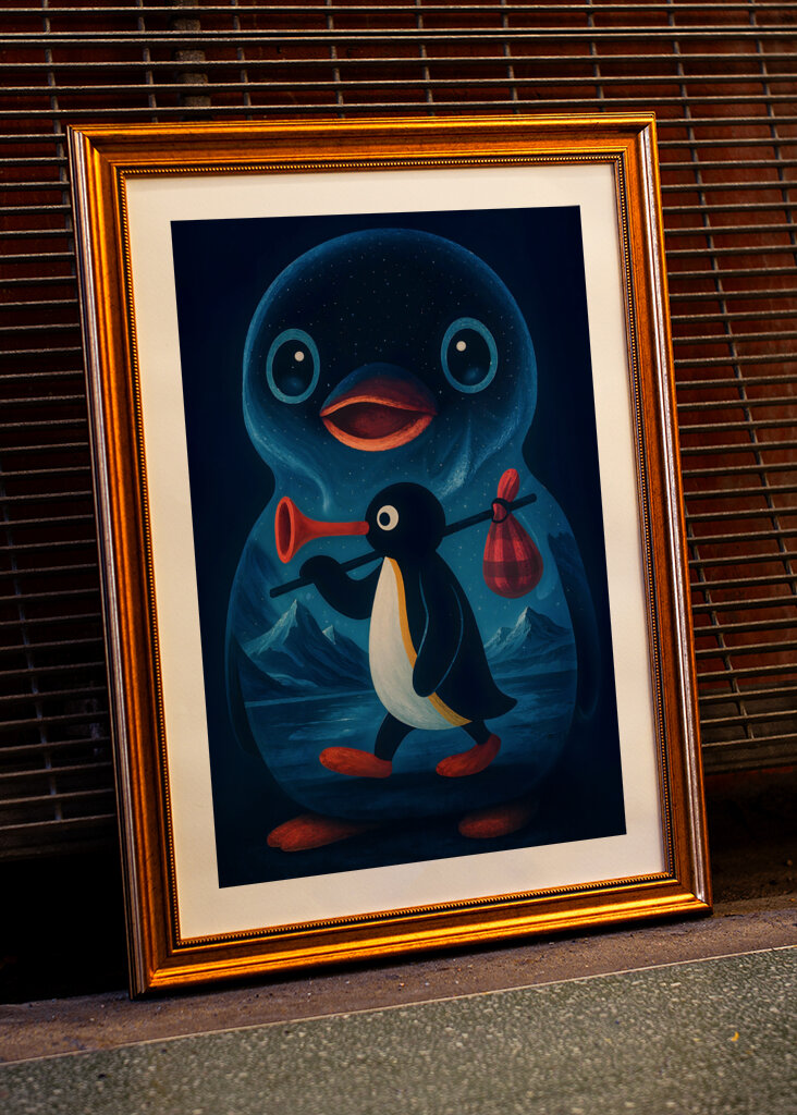 Noot Noot Penguin Art