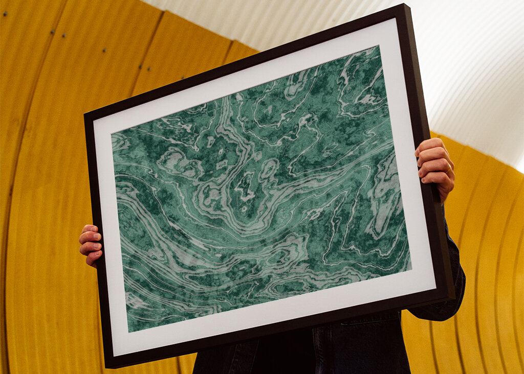 Textura de mármol verde jade