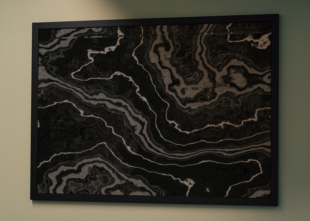 Struttura del marmo nero fossile