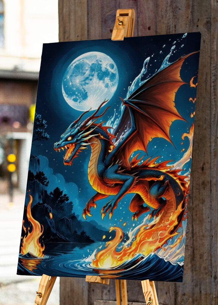 Le vol du dragon majestueux