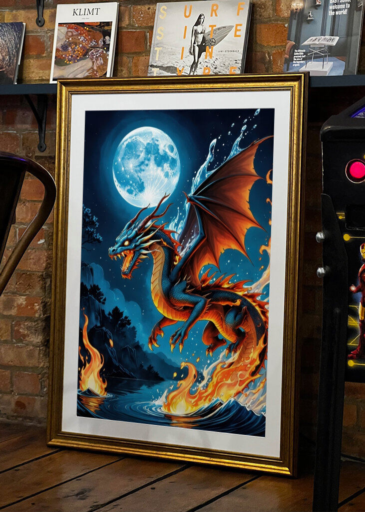 Le vol du dragon majestueux