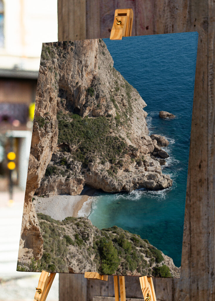 Baie sur la côte méditerranéenne