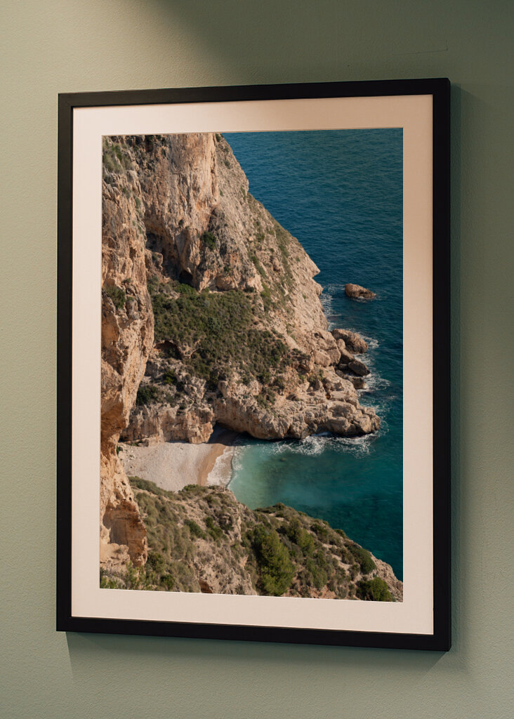 Baie sur la côte méditerranéenne