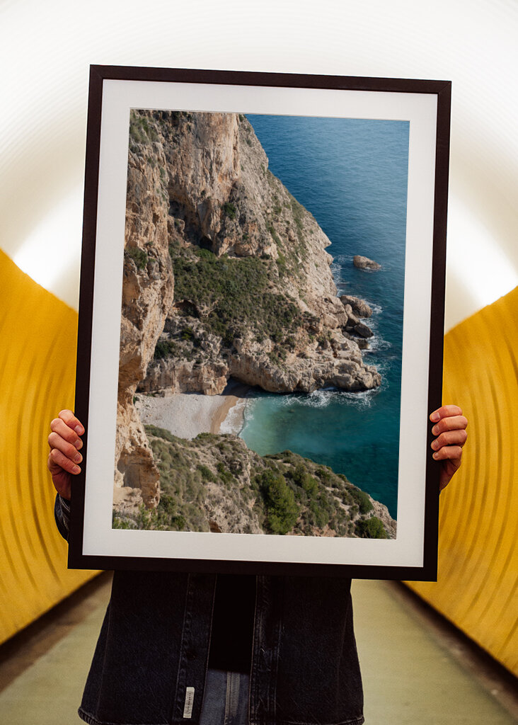 Baie sur la côte méditerranéenne