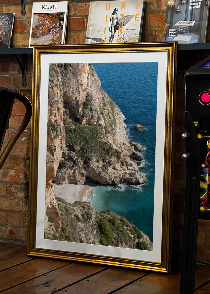 Baie sur la côte méditerranéenne