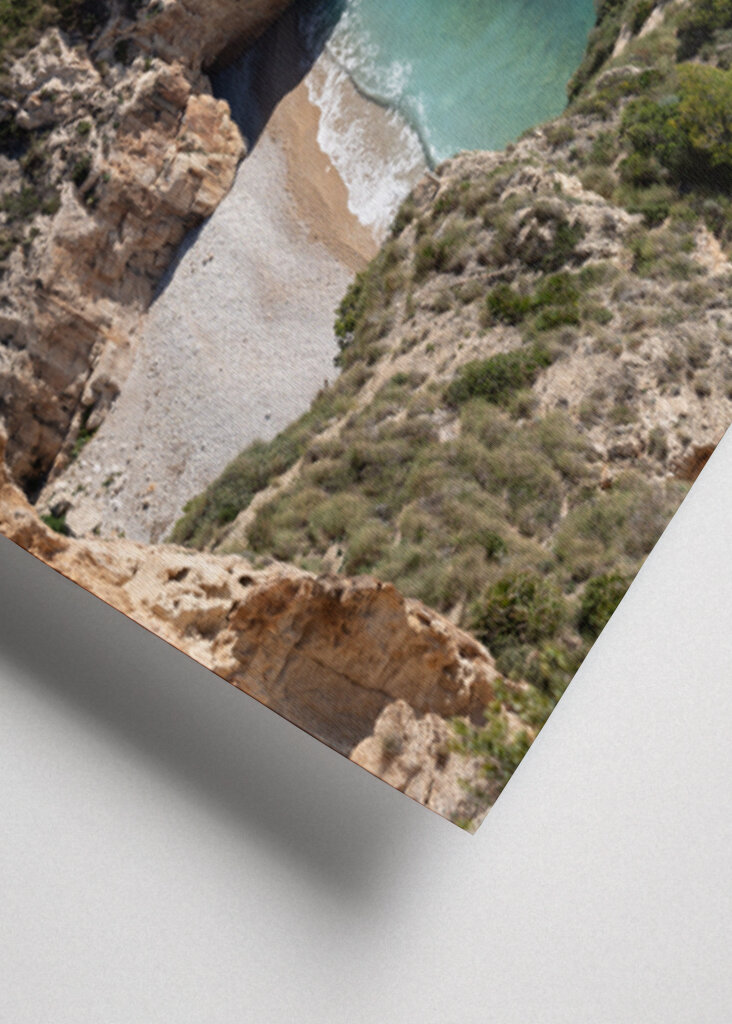 Baie sur la côte méditerranéenne