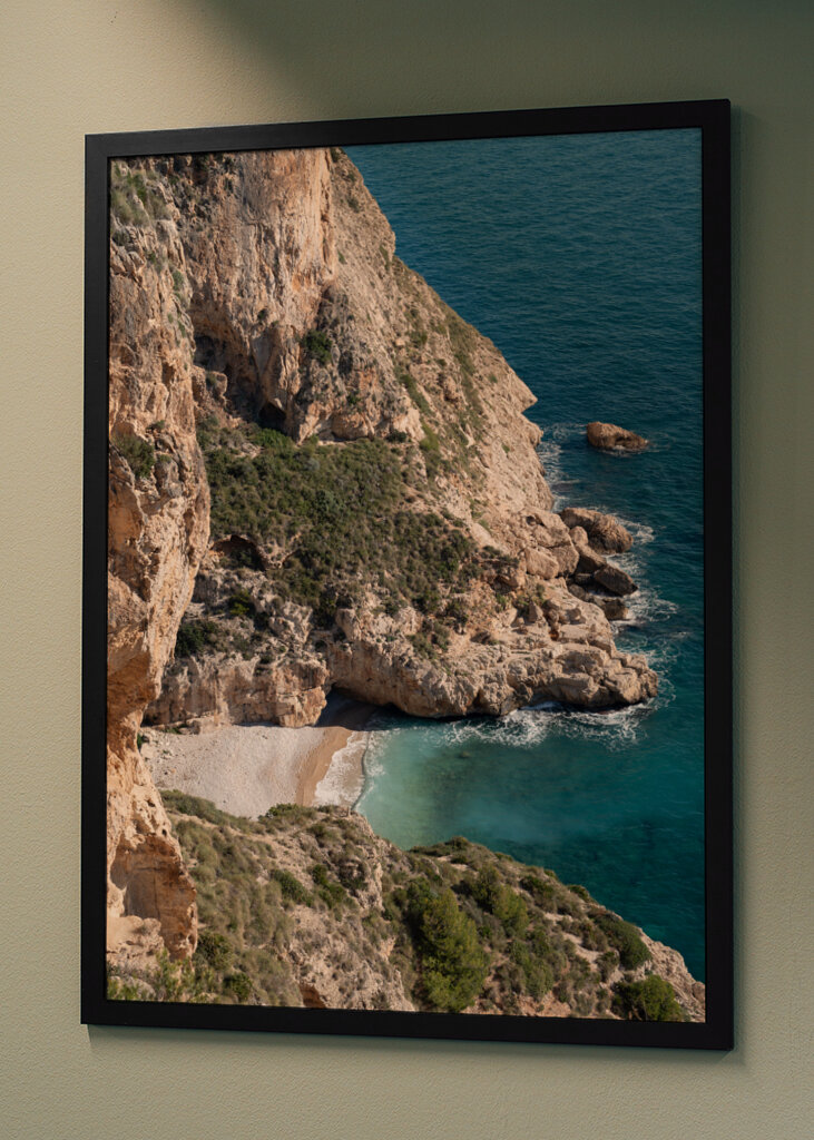 Baie sur la côte méditerranéenne