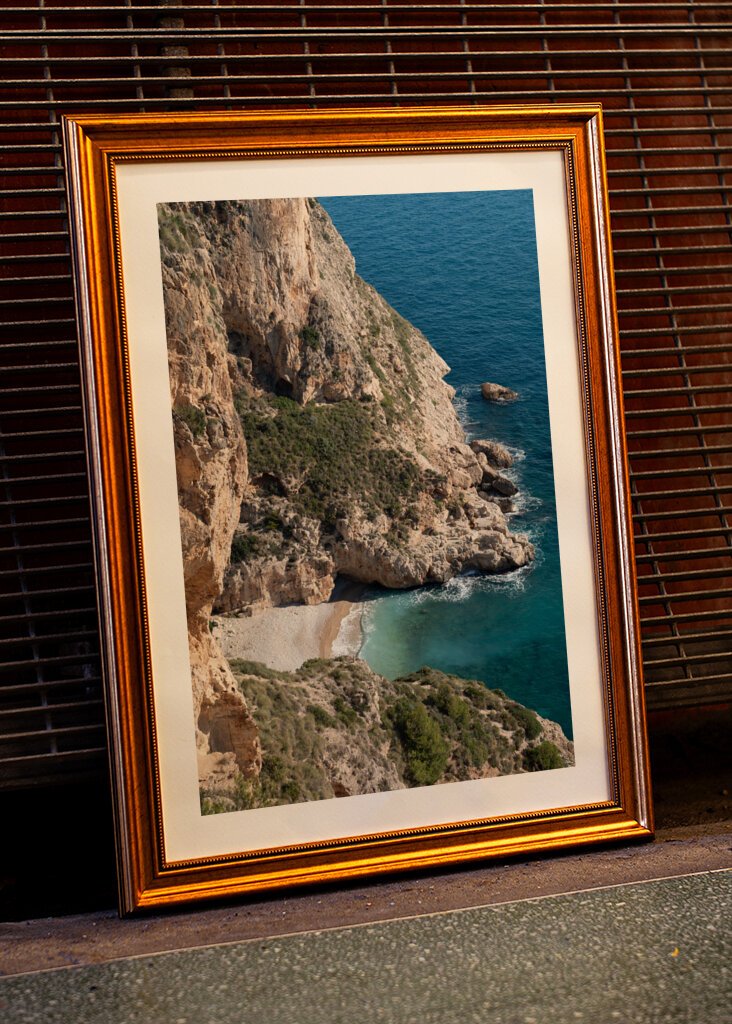 Baie sur la côte méditerranéenne