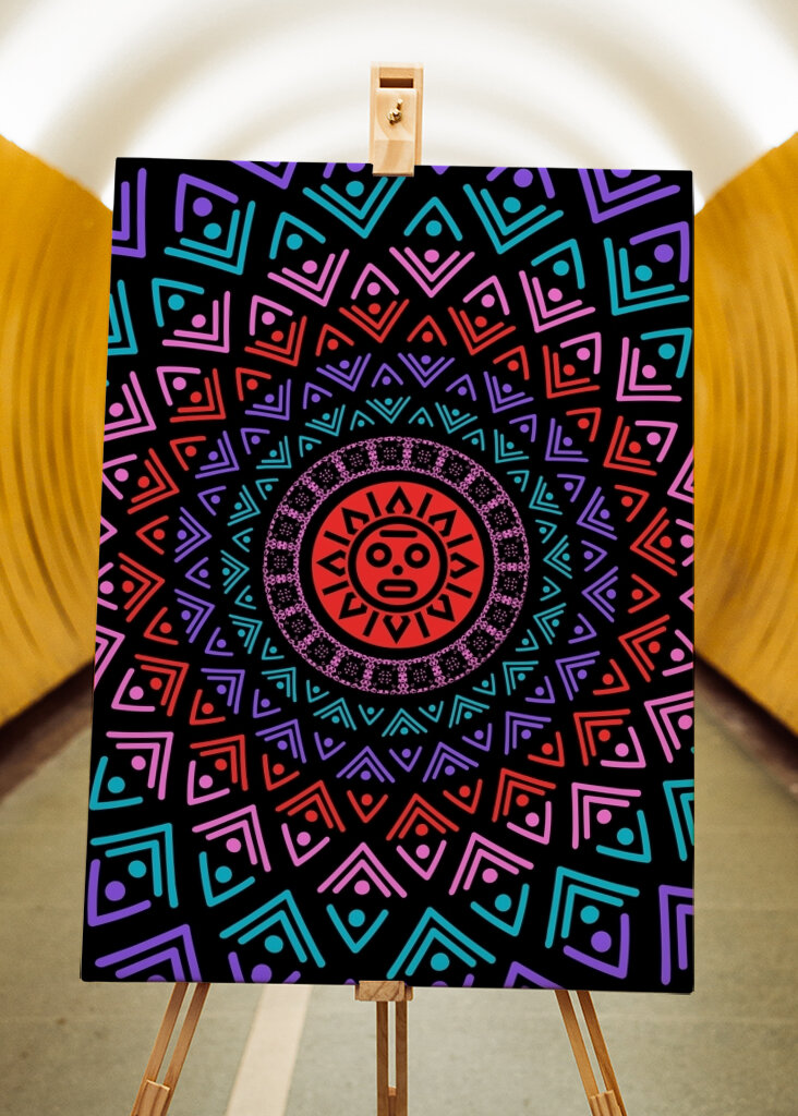 Mandala del Sol Azteca