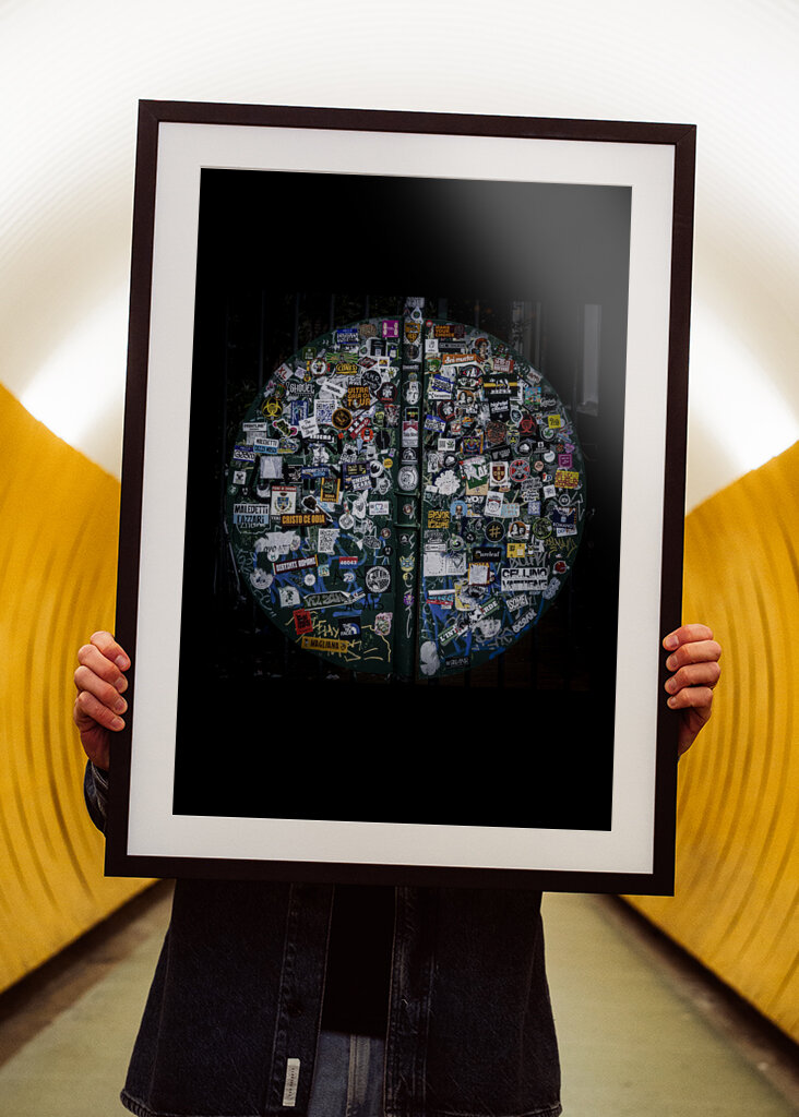 Klistermærke-verden