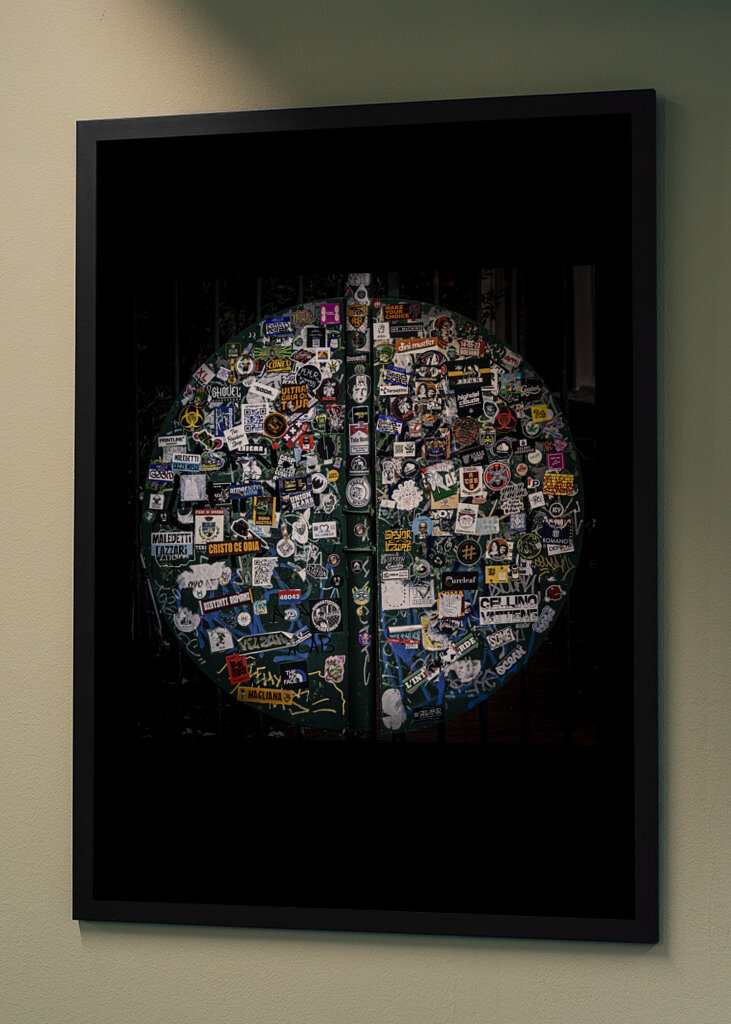 Klistermærke-verden