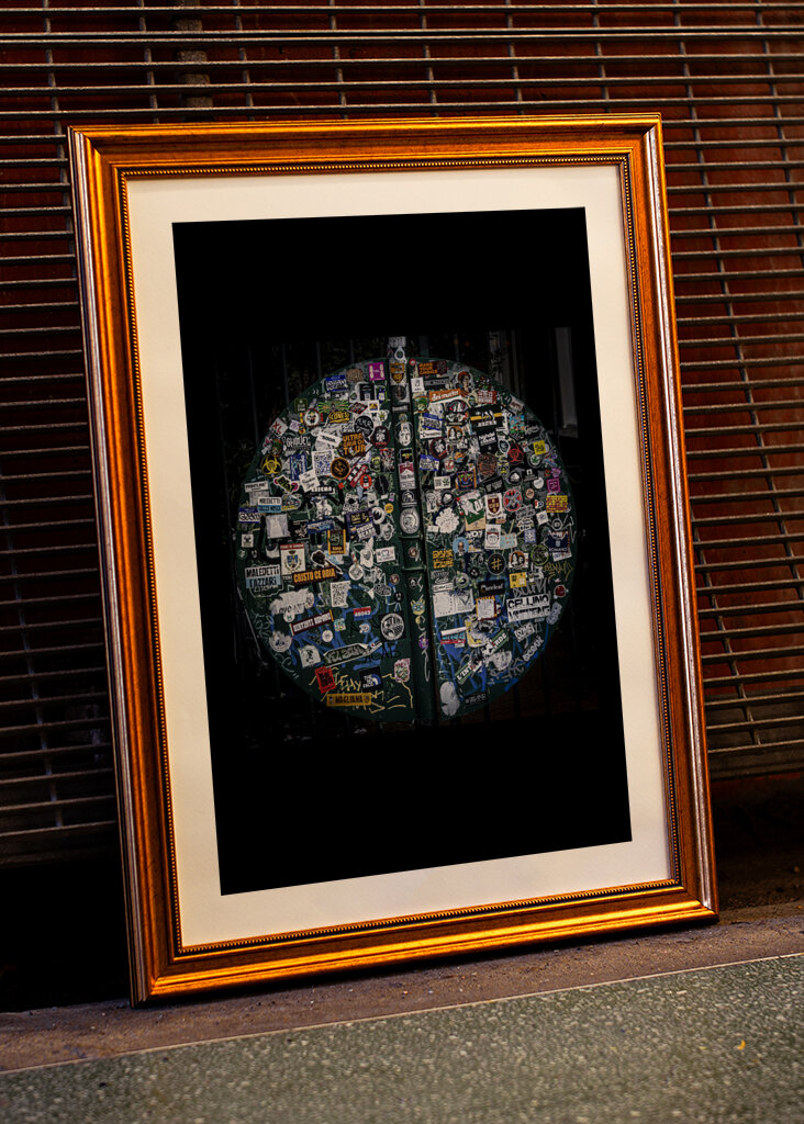 Klistermærke-verden