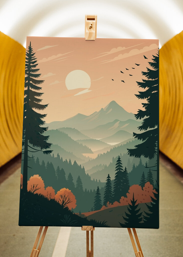 Forest by Sunset Nature