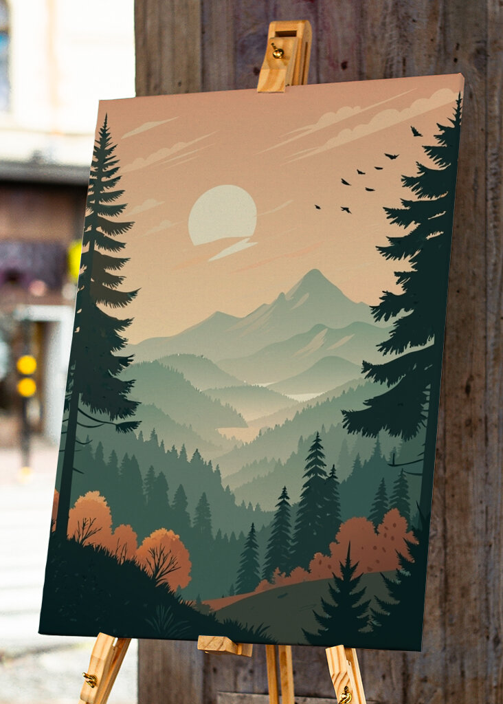 Forest by Sunset Nature