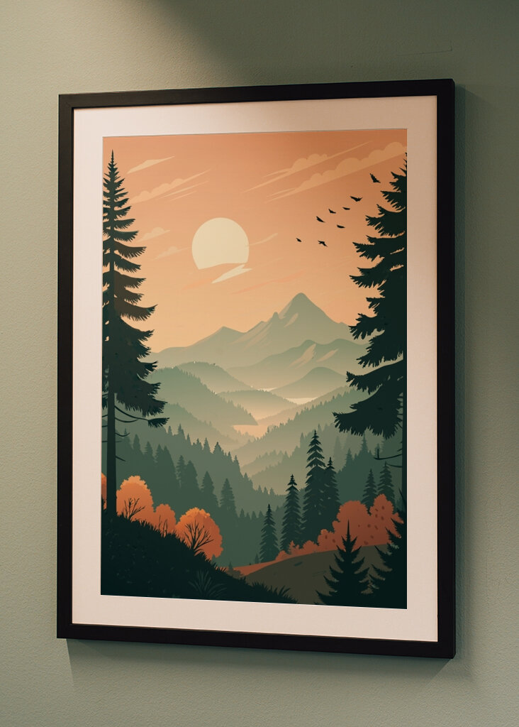 Forest by Sunset Nature