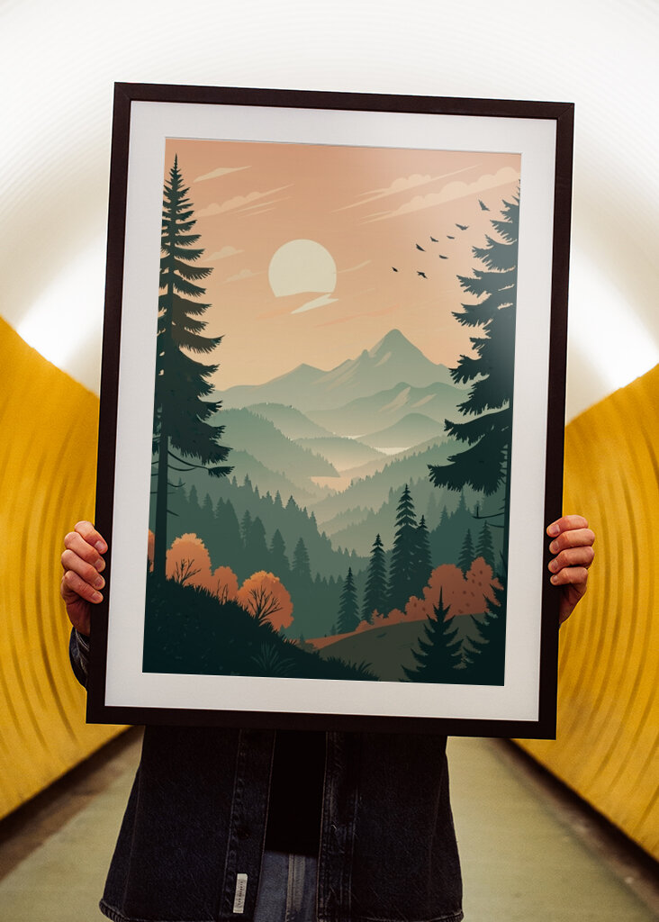 Forest by Sunset Nature