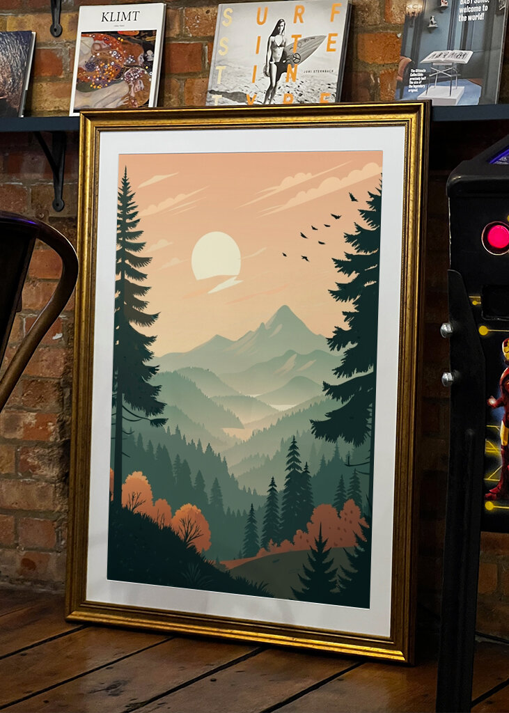 Forest by Sunset Nature