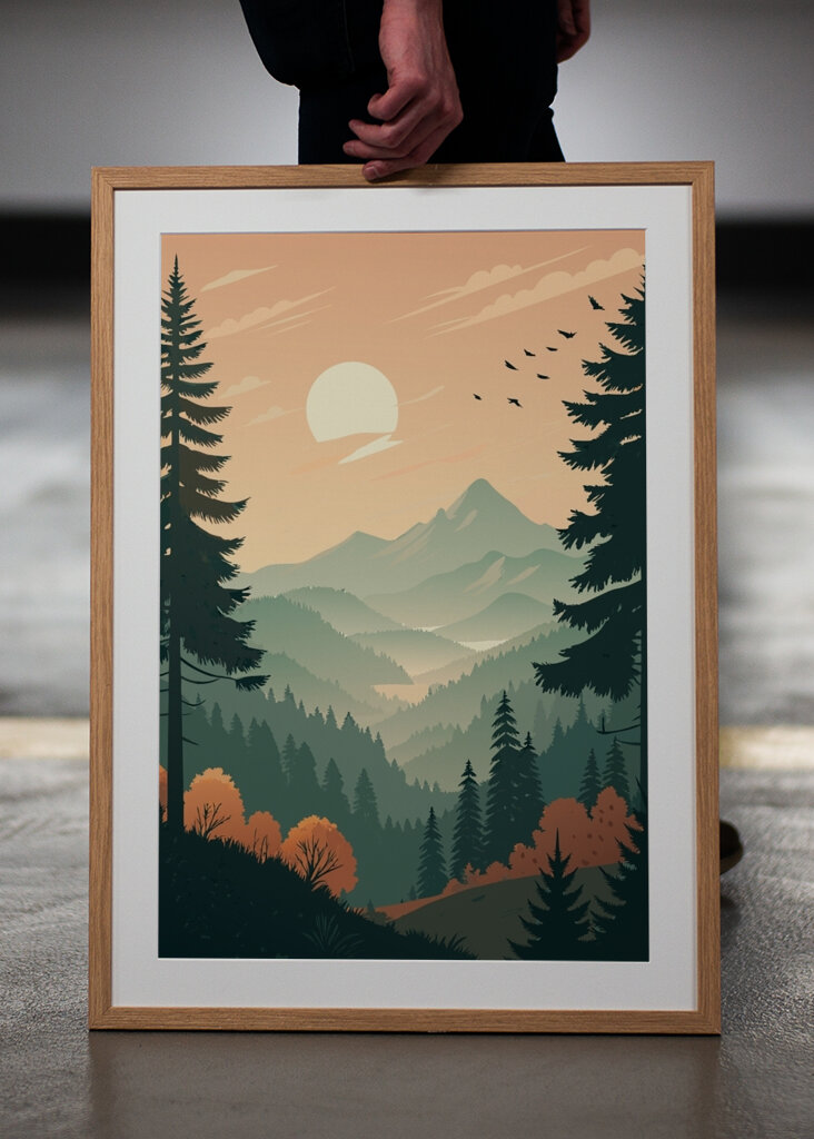 Forest by Sunset Nature