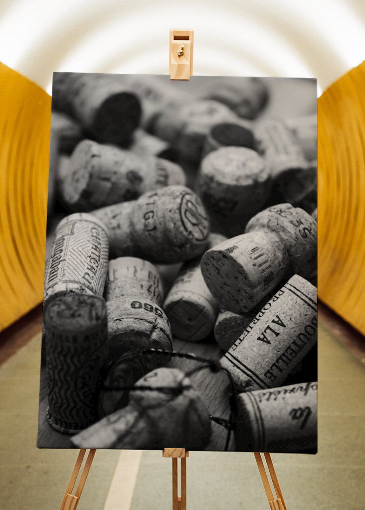 Wein und Champange-Korken